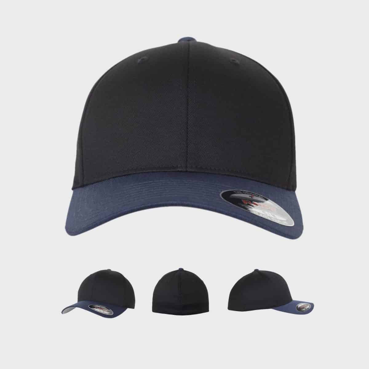 Flexfit YupoongFlexfit FFE 6089RC Black Navy Front Extra