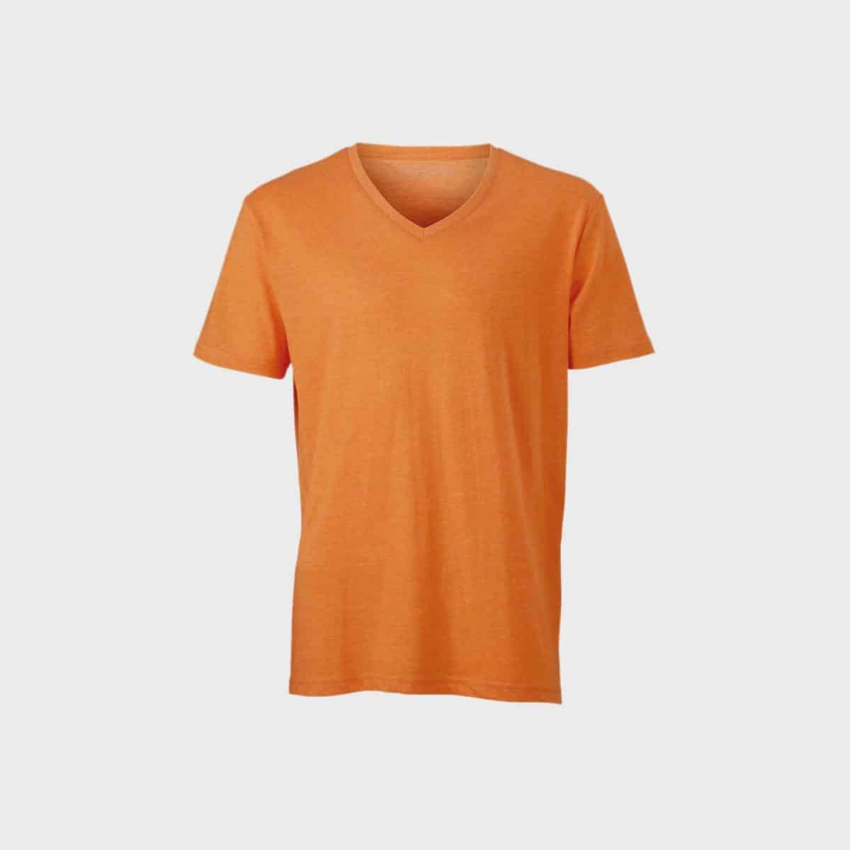 Daiber T Shirts JN974 Orangemelange Front