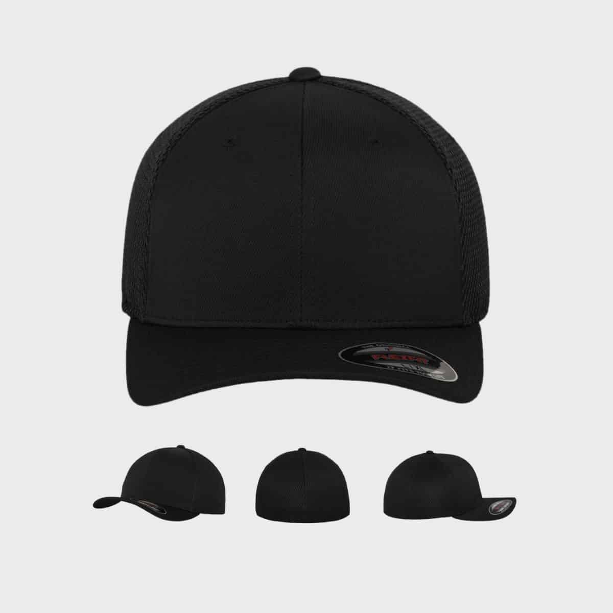 Flexfit FlexfitCaps FFE 6533 Black Front Extra