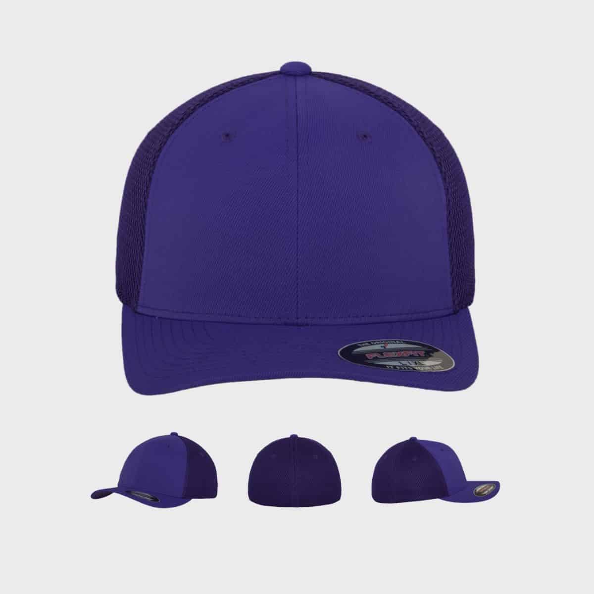 Flexfit FlexfitCaps FFE 6533 Purple Front Extra