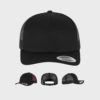 FLEXFIT Retro Trucker Cap – Black