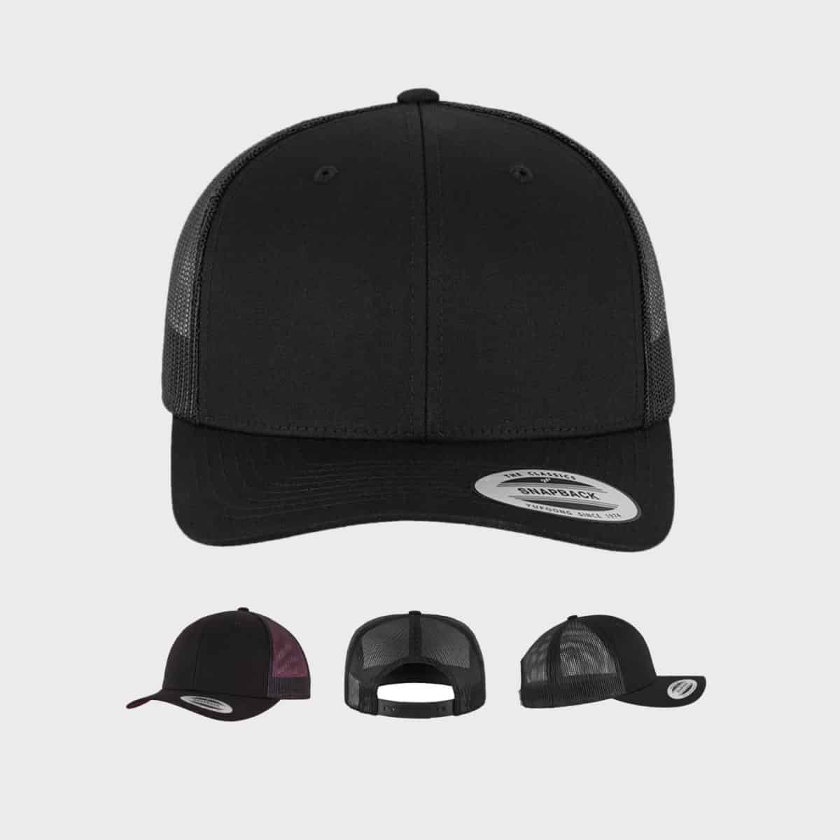 Flexfit FlexfitCaps FFE 6606 Black Front Extra