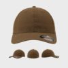 FLEXFIT Garment-Washed Cotton Dad Hat – Loden