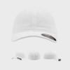 FLEXFIT Garment Washed Cotton Hat Dad – White