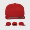 FLEXFIT Fitted Snapback Cap – Red