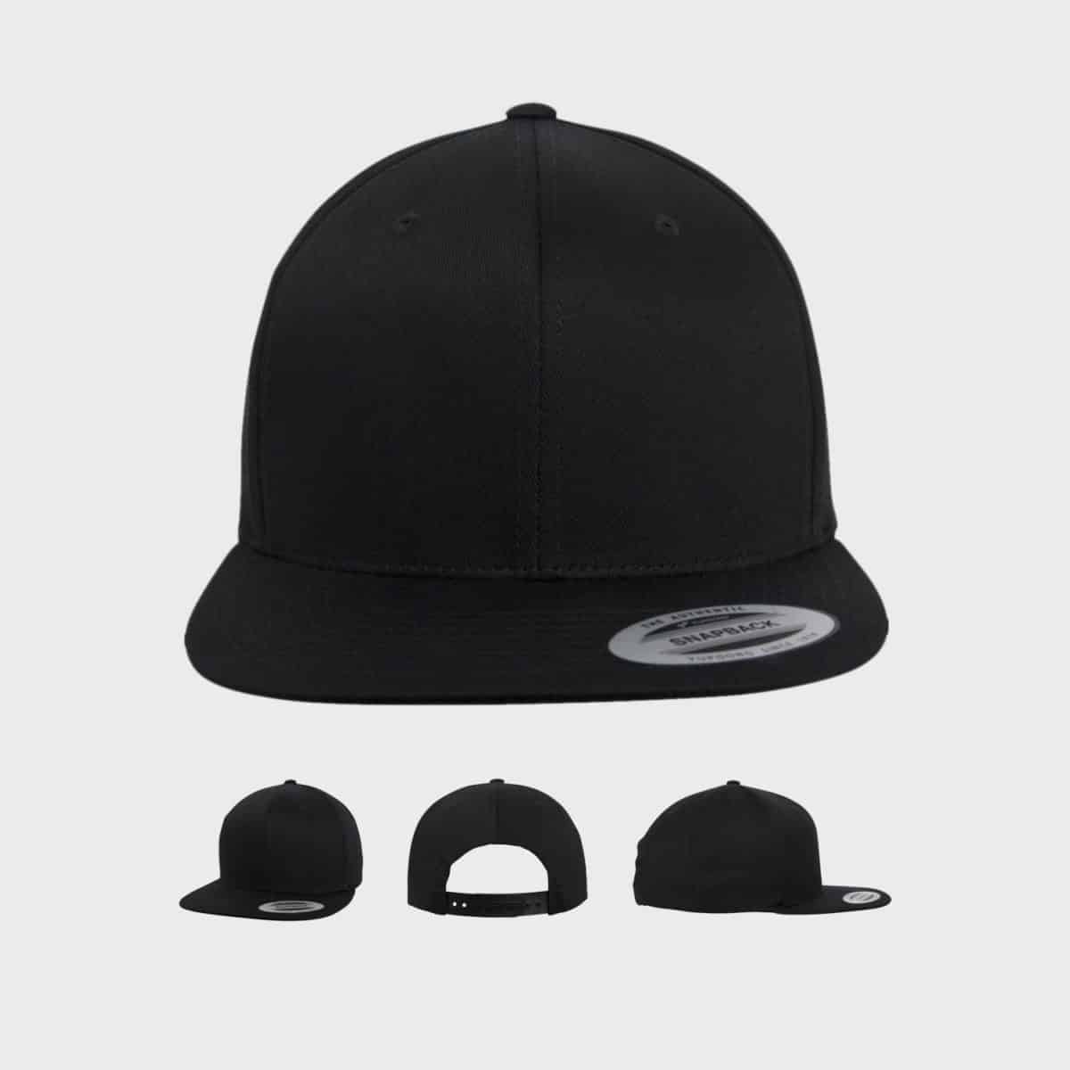 Flexfit Snapback FFE 6089OC Black Front Extra