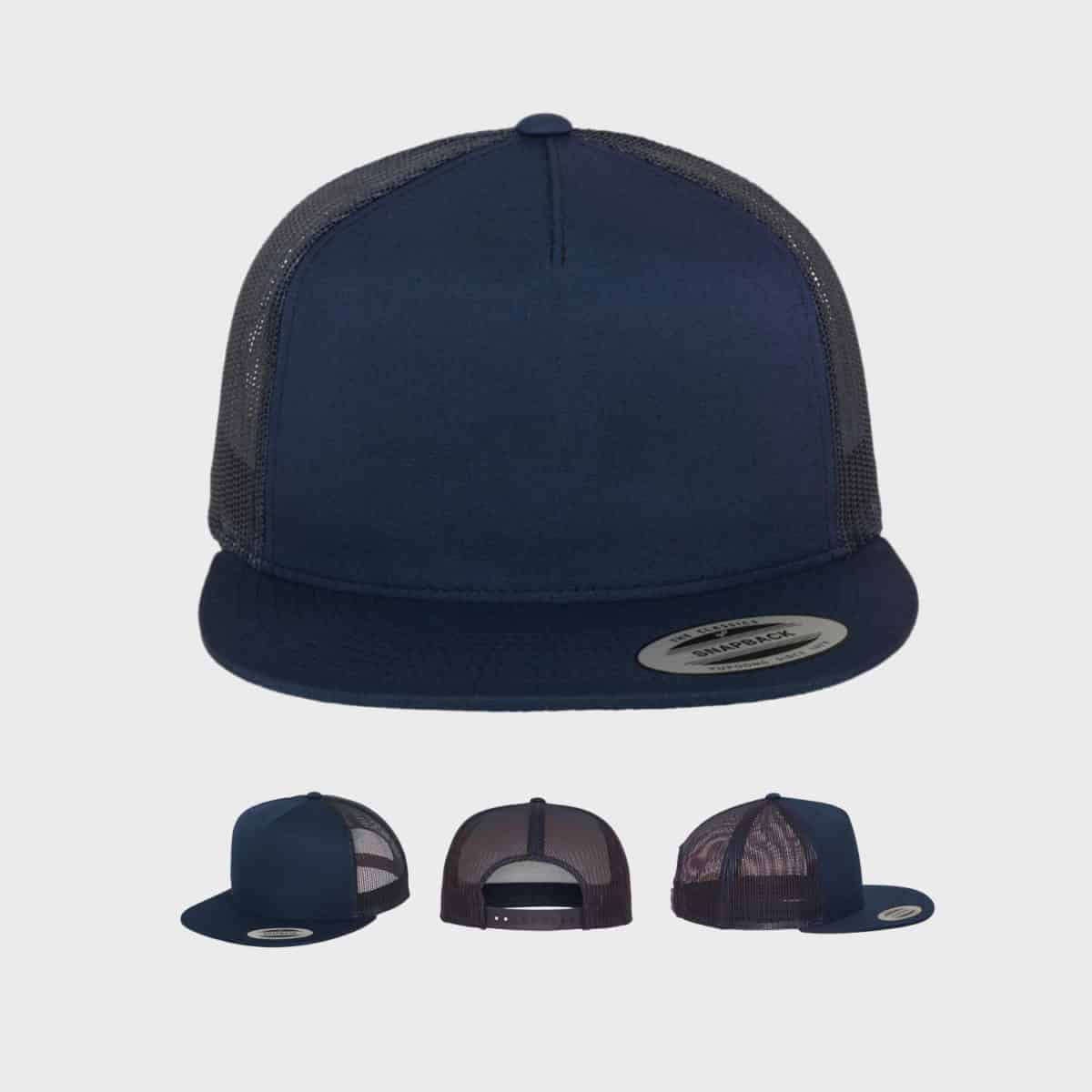 Flexfit TruckerCaps FlexfitFFE 6006 Navy Front Extra
