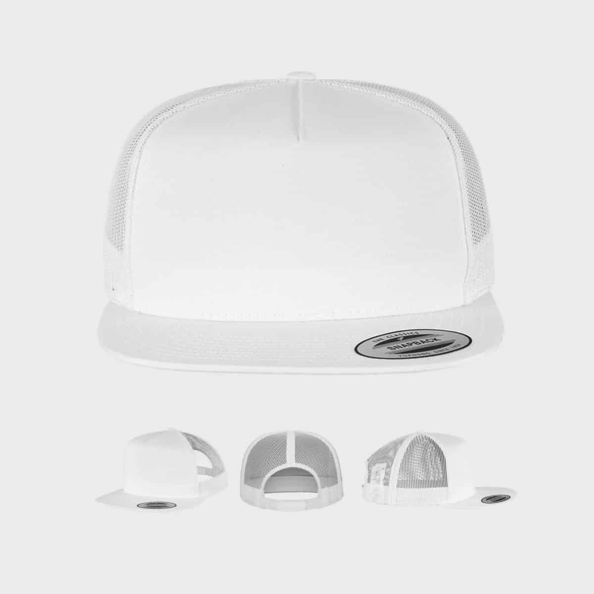 Flexfit TruckerCaps FlexfitFFE 6006 Weiss Front Extra