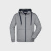 Herren Sweatjacke zweifarbig – Sports Grey-Navy