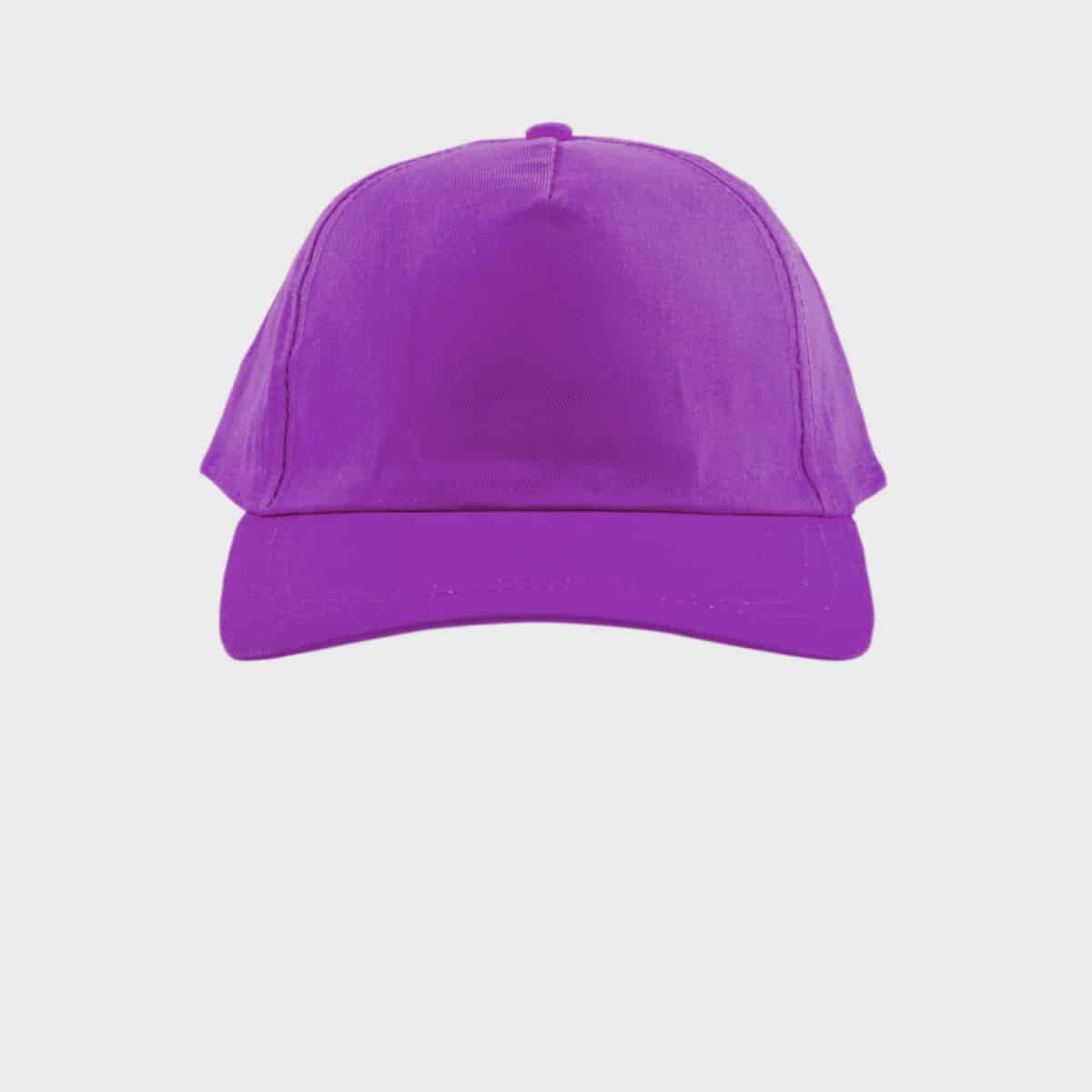 Das MYRTLE BEACH Baseball Promo Cap in leuchtendem Lila ist auf weißem Hintergrund abgebildet. Dieses stilvolle und funktionale Cap verfügt über eine gebogene Krempe und eine leicht strukturierte Vorderseite.