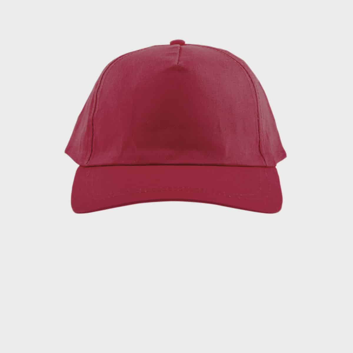 Eine MYRTLE BEACH Baseball-Promo-Kappe mit gebogener Krempe und minimalistischem Design ohne sichtbare Logos oder Markierungen, präsentiert vor einem schlichten weißen Hintergrund.