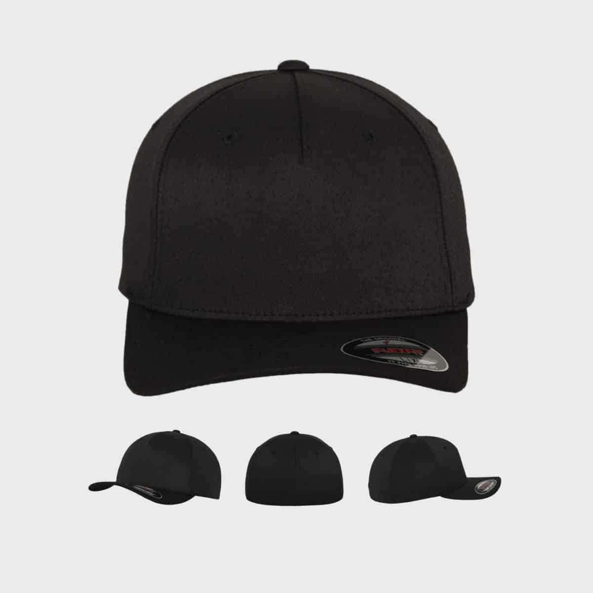 Flexfit FlexfitCaps FFE 6560 Black Front Extra