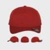 FLEXFIT 5 Panel Cap – Red