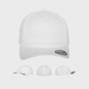 FLEXFIT 5 Panel Cap – White