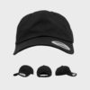 FLEXFIT low Profile Cotton Twill Cap – Black