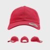 FLEXFIT low Profile Cotton Twill Cap – Cranberry/Aperol