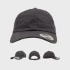 FLEXFIT low profile cotton twill cap – charcoal/graphite/dark gray/cool gray/anthracite