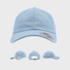 FLEXFIT Low Profile Cotton Twill Cap – Light/Carolina Blue