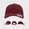 FLEXFIT low Profile Cotton Twill Cap – Maroon