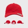 FLEXFIT low Profile Cotton Twill Cap – Red