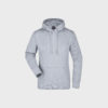 Klassischer Damen Hoodie – (Grey) Heather