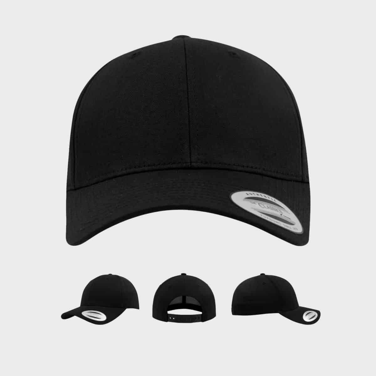 Flexfit Cap FFE 7706 Black Front Extra