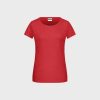 Ladies' Basic-T aus Bio-Baumwolle – Carmine Red Melange