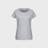 Ladies' Basic-T aus Bio-Baumwolle – (Grey) Heather