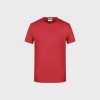 Men's Basic-T aus Bio-Baumwolle – Carmine Red Melange