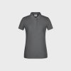 Ladies' Basic Polo aus Bio-Baumwolle – Black Heather