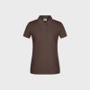 Ladies' Basic Polo aus Bio-Baumwolle – Brown