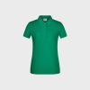 Women's Basic Polo Shirt Made from Organic Cotton – Irish Green