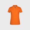 Ladies' Basic Polo aus Bio-Baumwolle – Orange
