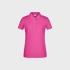 Ladies' Basic Polo aus Bio-Baumwolle – 01-Pink