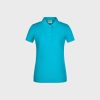 Ladies' Basic Polo aus Bio-Baumwolle – Turquoise