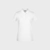 Women's Basic Polo Shirt Made of Organic Cotton – White