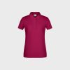 Ladies' Basic Polo aus Bio-Baumwolle – Wine