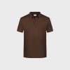 Men's Basic Polo aus Bio-Baumwolle – Brown