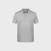 Men's Basic Polo aus Bio-Baumwolle – (Grey) Heather