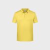 Men's Basic Polo Shirt Made from Organic Cotton – Light Yellow