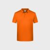 Men's Basic Polo aus Bio-Baumwolle – Orange