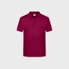 Men's Basic Polo aus Bio-Baumwolle – Wine
