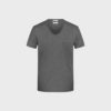 Men's-T Pocket aus Bio-Baumwolle – Black Heather
