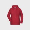 Ladies' Hoodie aus Bio-Baumwolle – Carmine Red Melange