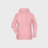 Ladies' Hoodie aus Bio-Baumwolle – Rose Melange