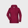 Ladies' Hoodie aus Bio-Baumwolle – Wine