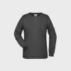 Ladies' Sweat aus Bio-Baumwolle – Black Heather