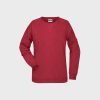 Ladies' Sweat aus Bio-Baumwolle – Carmine Red Melange