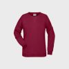 Ladies' Sweat aus Bio-Baumwolle – Wine