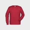 Men´s Sweat aus Bio-Baumwolle – Carmine Red Melange